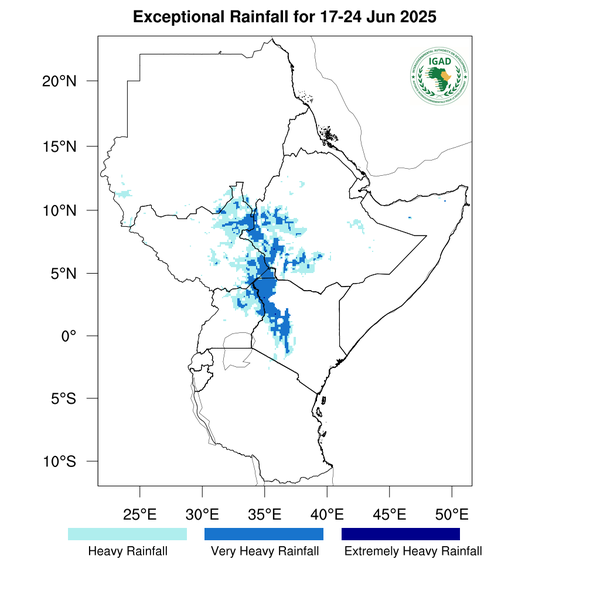 Heavy rainfall