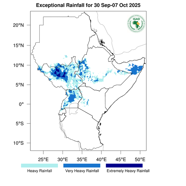Heavy rainfall